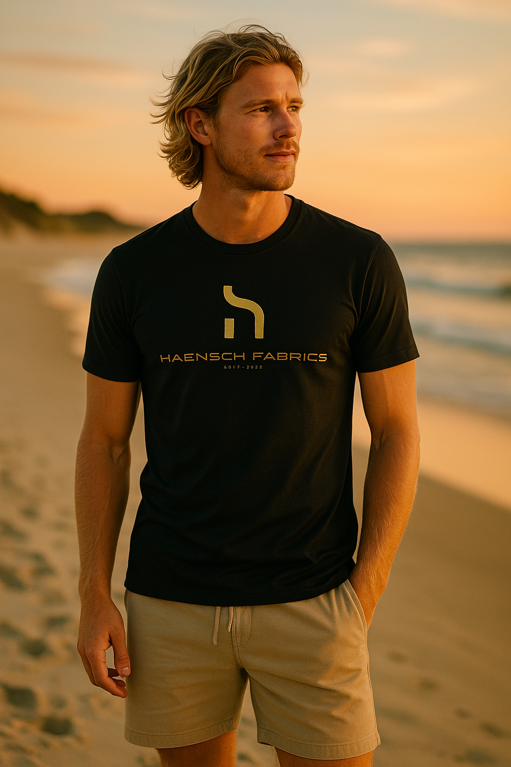 Sport Performance Shirt – Black & Gold Edition