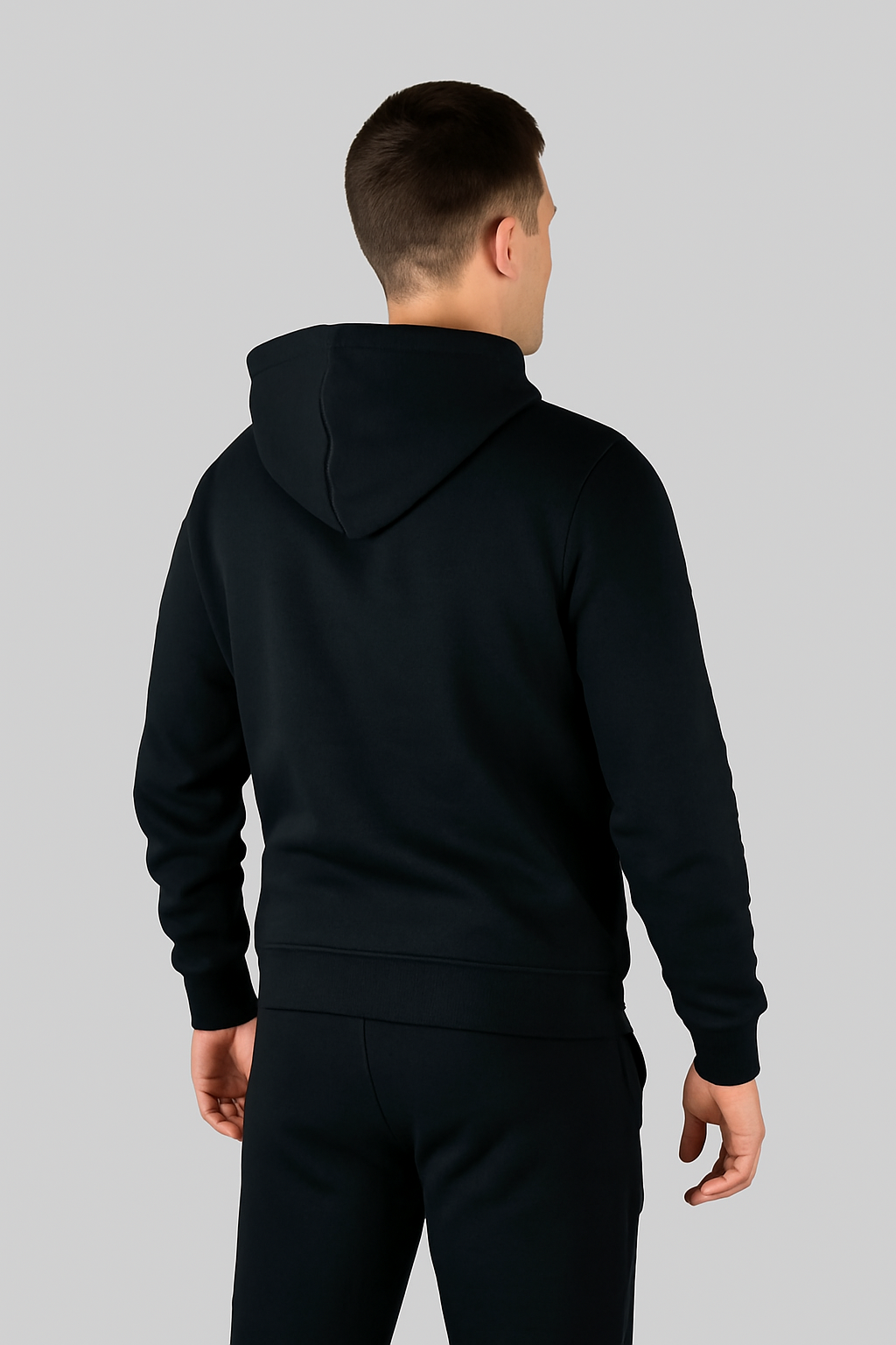 Haensch Herren Hoodie – Black & Gold Edition
