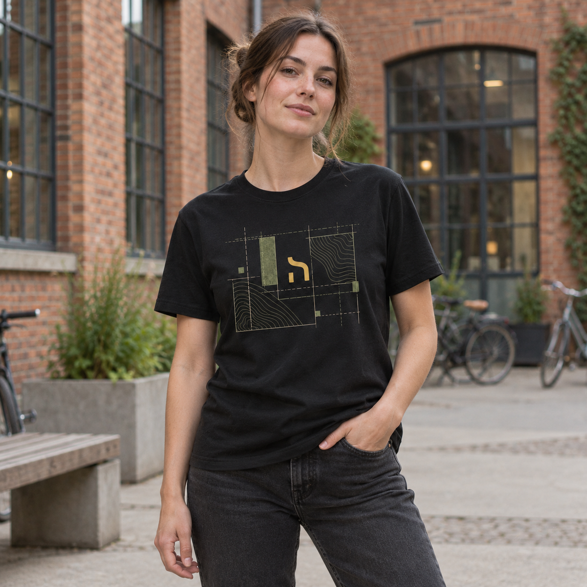 Haensch Utility Grid T-Shirt