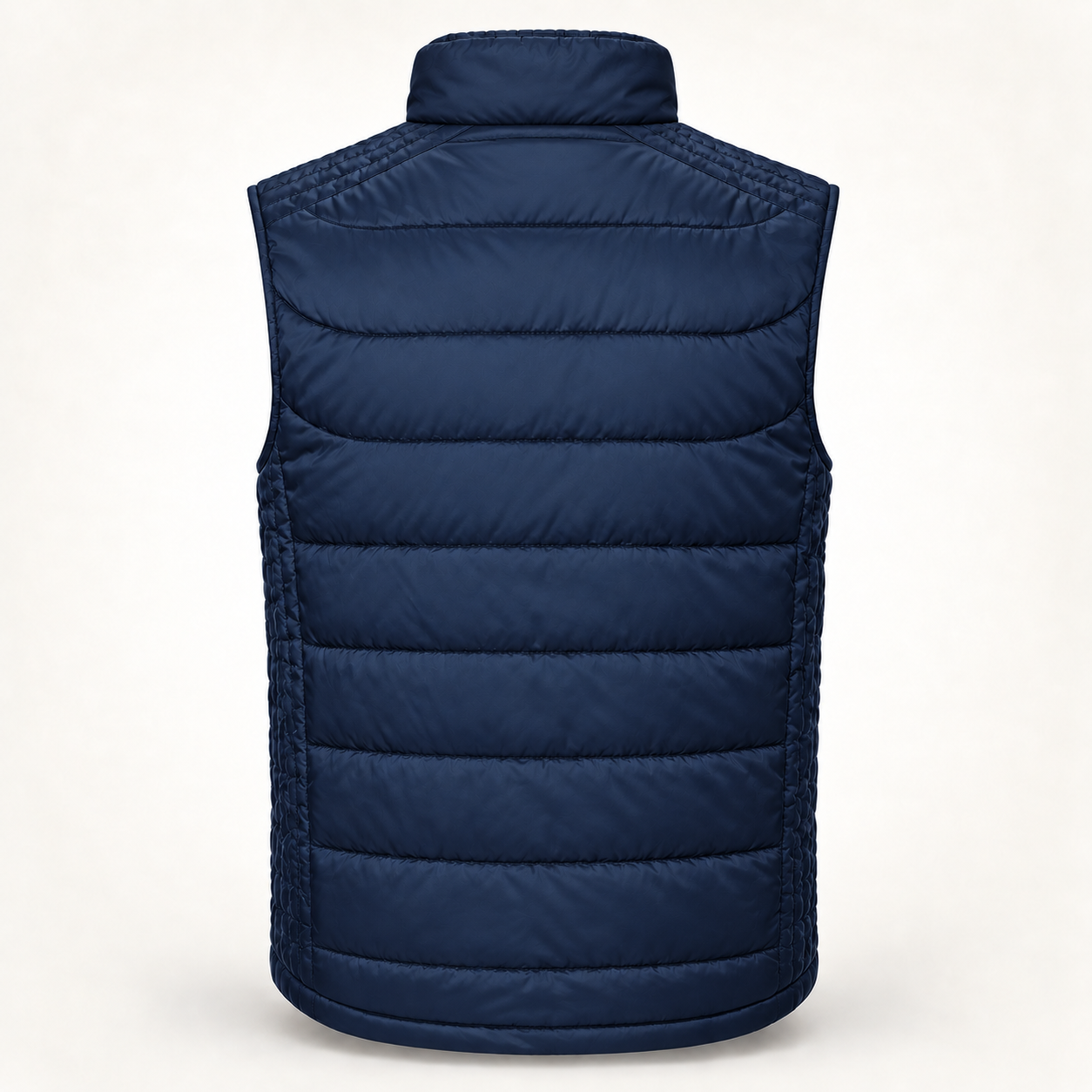 Haensch Utility Nano Bodywarmer für Herren in French Navy in schlichter Rückansicht