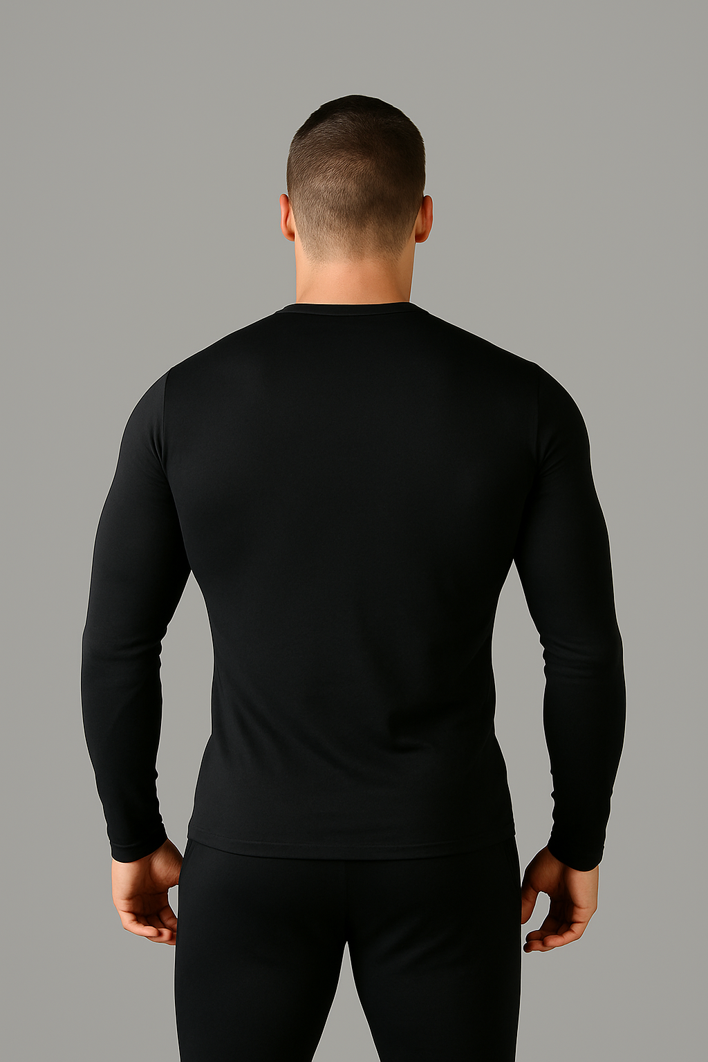 Haensch Herren Longsleeve – Black & Gold Edition