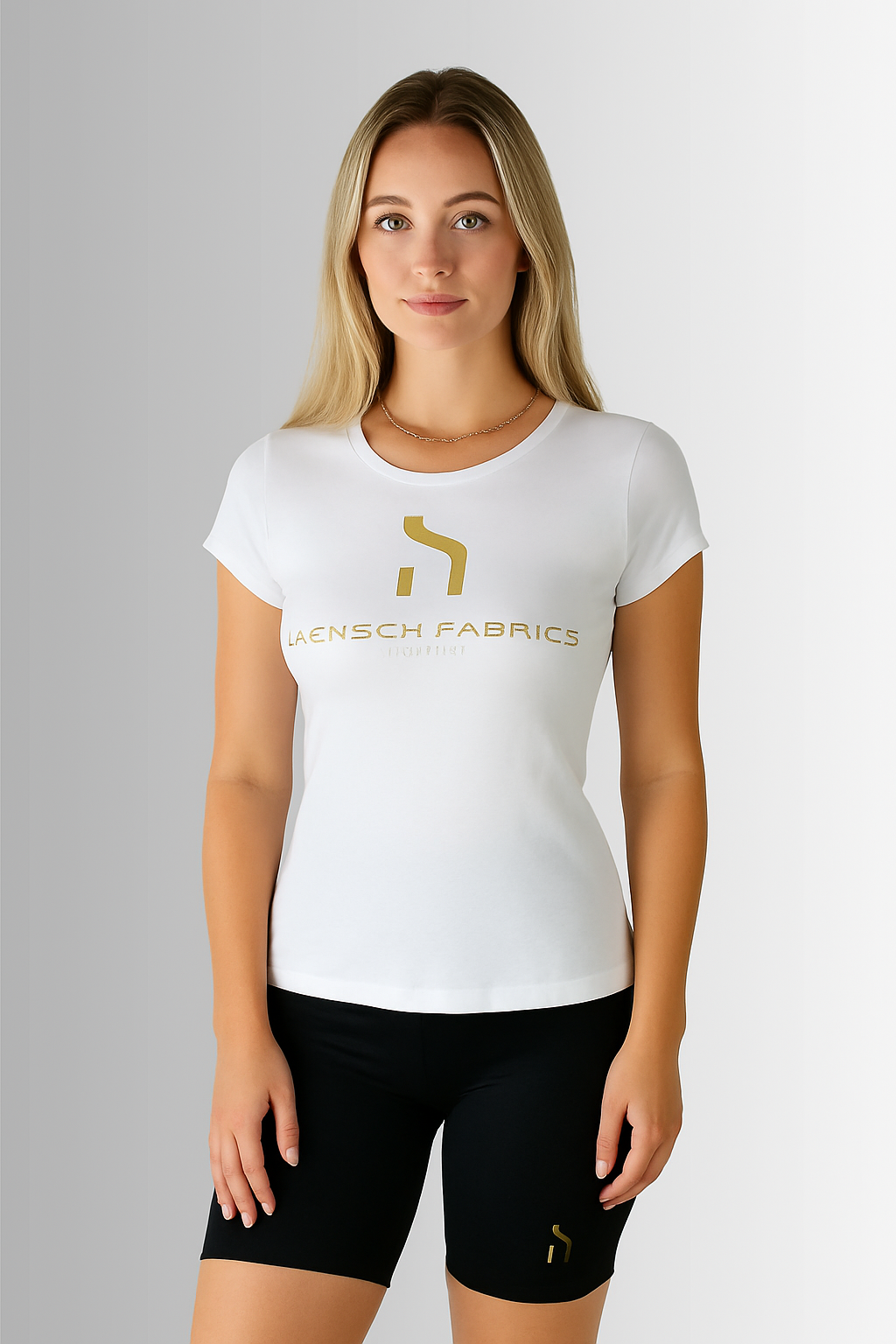 Haensch Logo T-Shirt – White Edition (Damen)