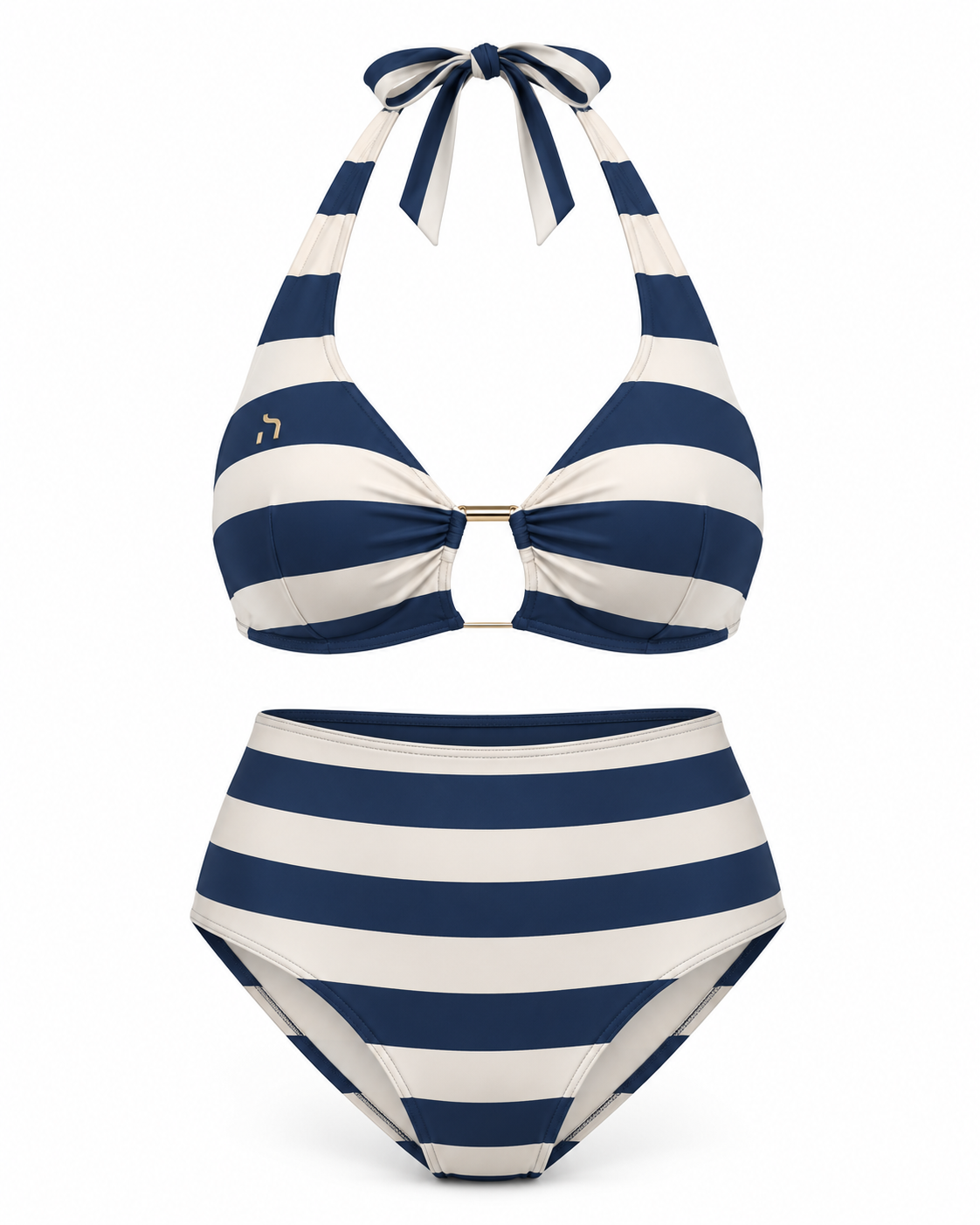 Haensch Coast Stripe Halter High Waist Bikini Damen