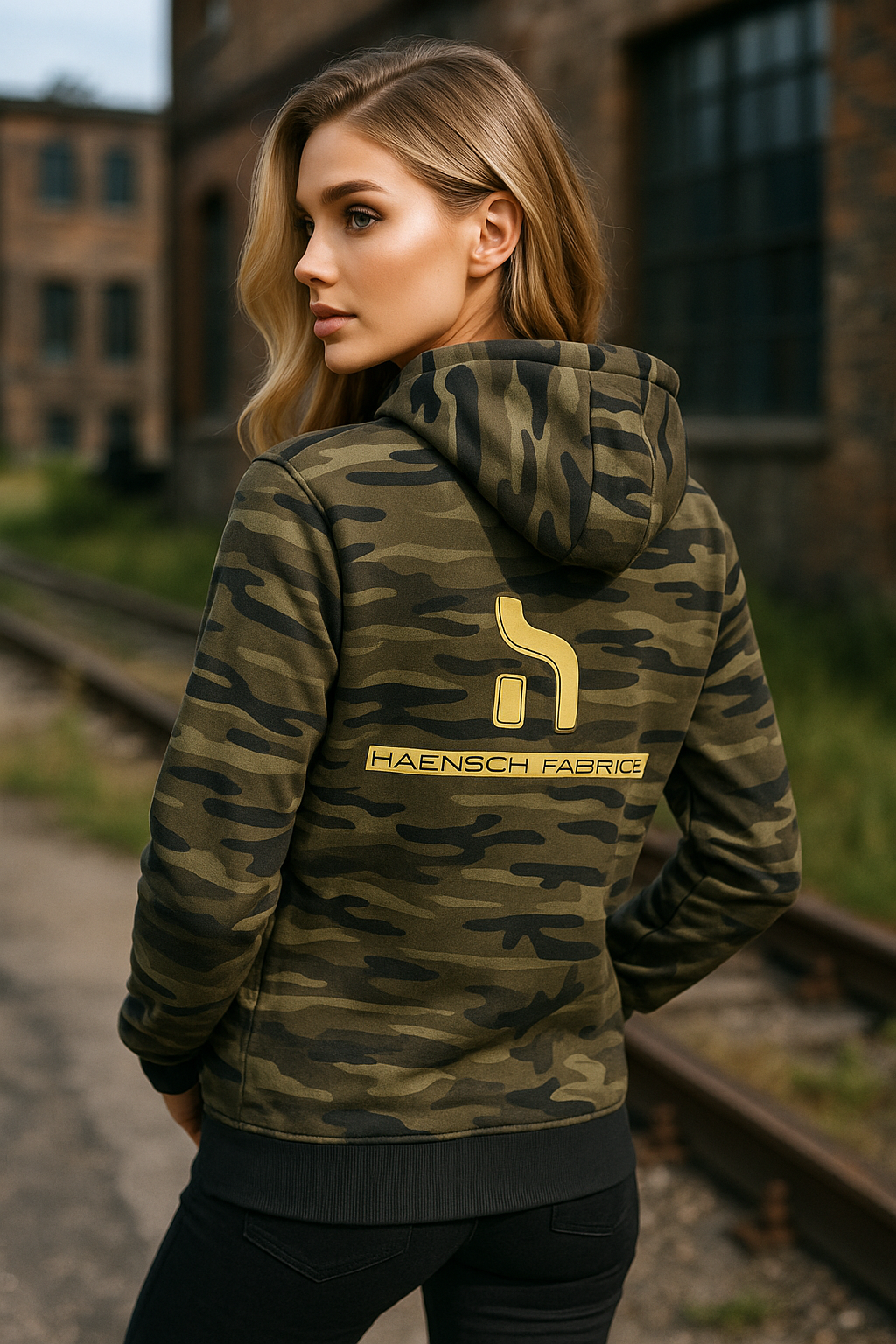 Haensch Camo Hoodie – Camouflage Edition (Women)