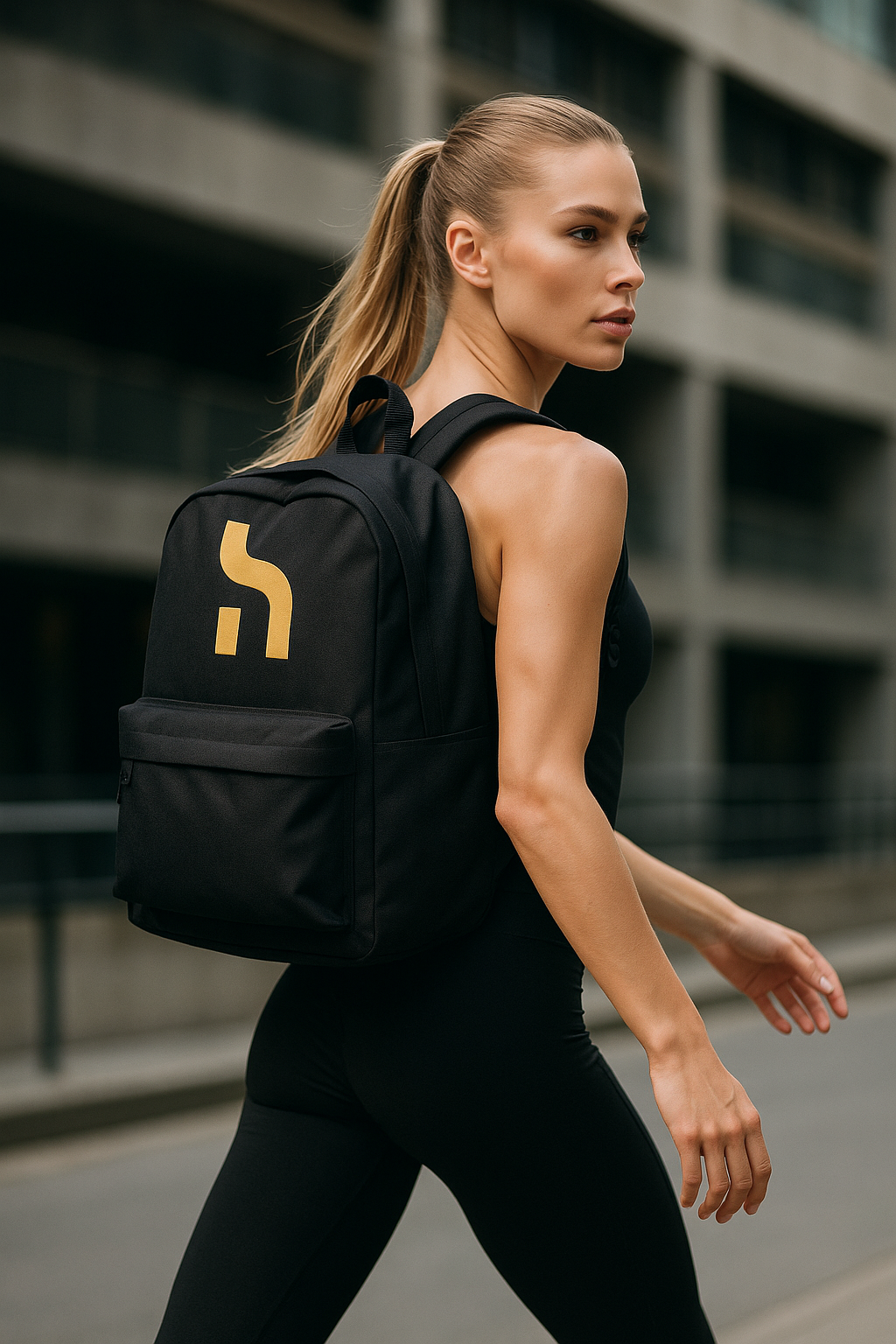 Haensch Rucksack – Black & Gold Edition